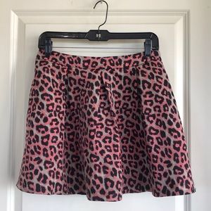 Forever 21 leopard skirt